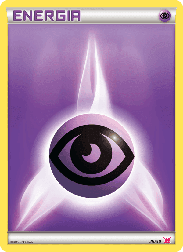 Energia Psico, card 28 from XY trainer Kit (Latias)