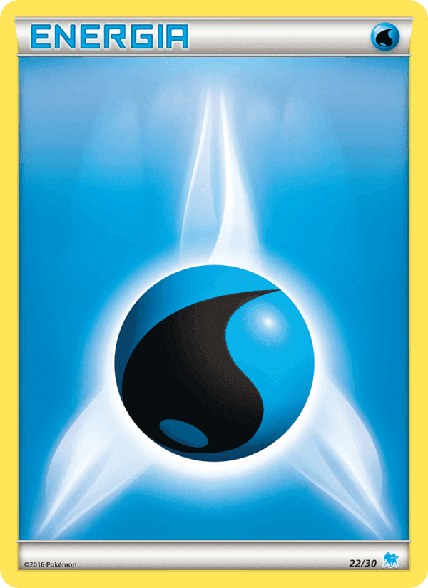 Energia Acqua, carta 22 de XY trainer Kit (Suicune)