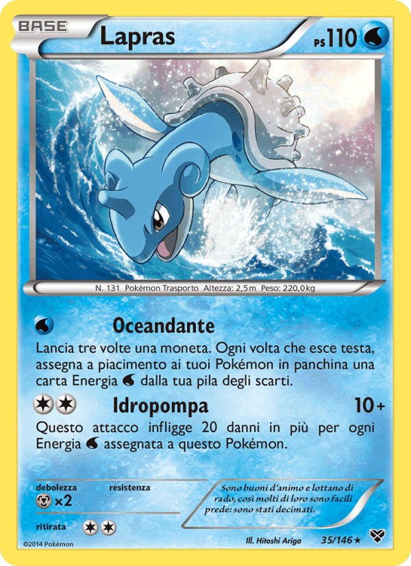 Lapras, card 35 from XY
