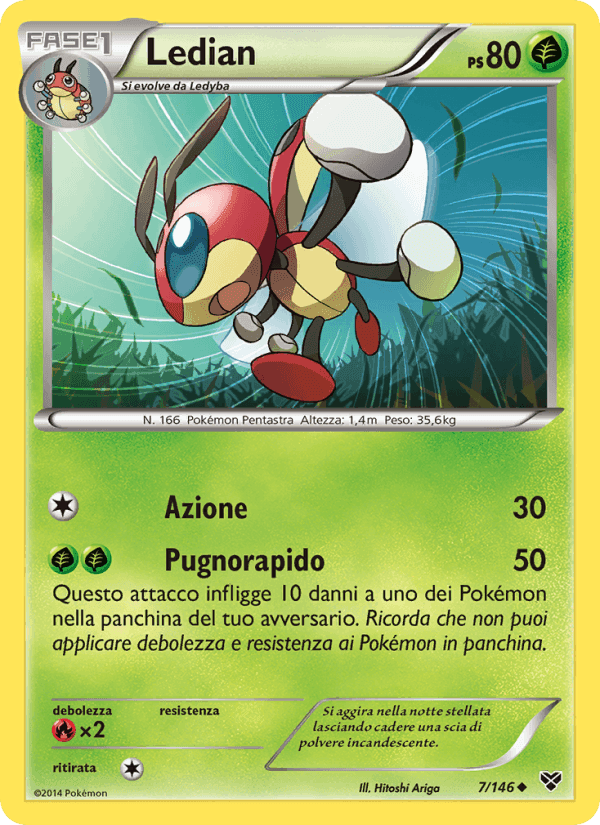 Ledian, carta 7 de XY