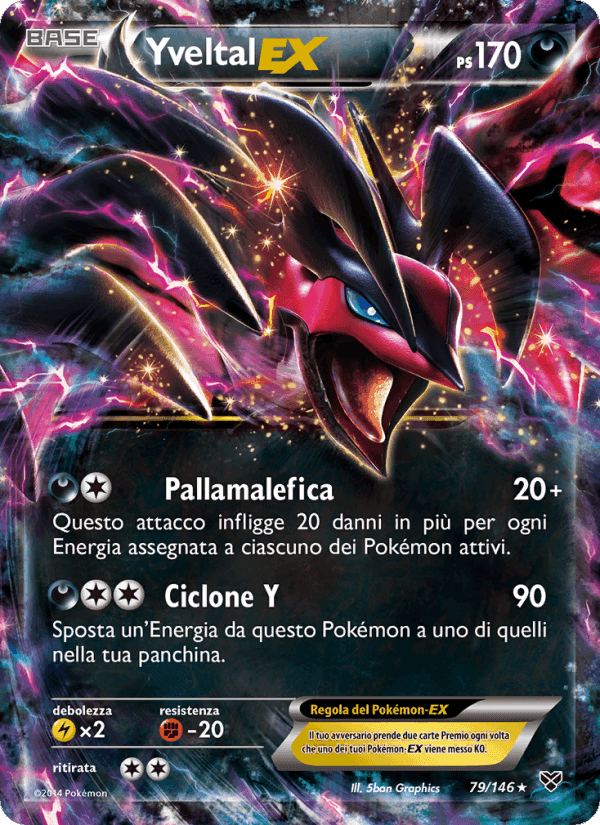 Yveltal EX, card 79 from XY