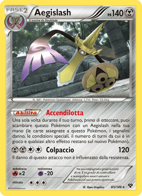 Aegislash, card 85 from XY