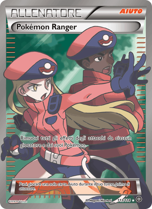Pokémon Ranger, card 113 from Vapori Accesi