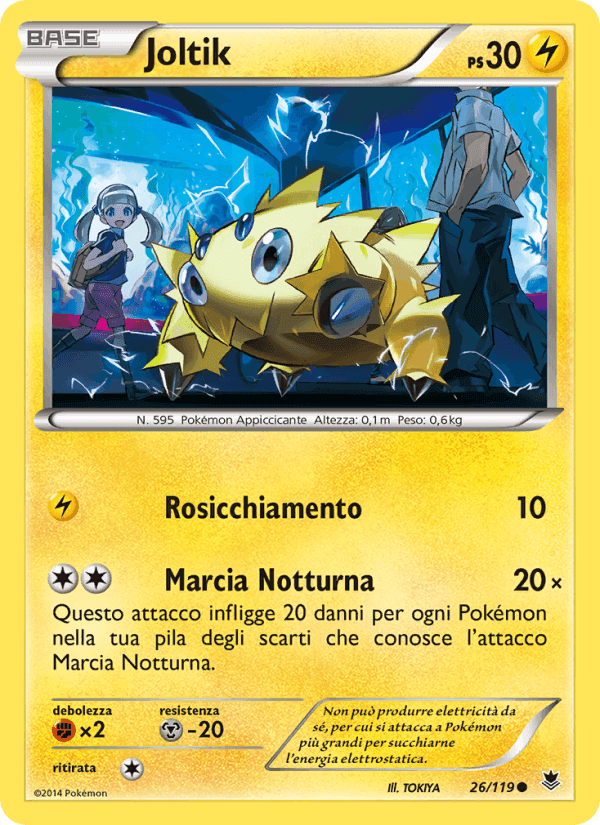Joltik, card 26 from Forze Spettrali
