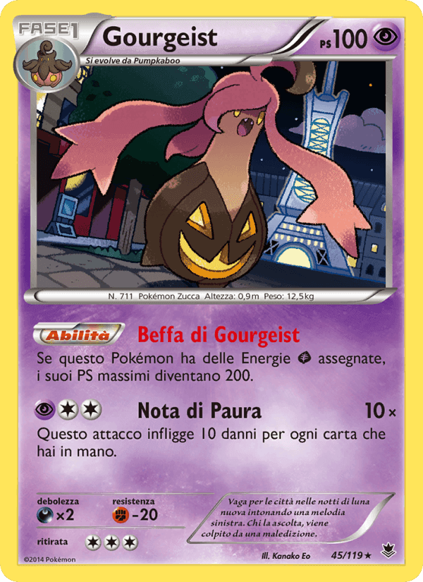 Gourgeist, carta 45 di Forze Spettrali