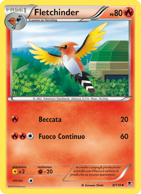 Fletchinder, carte 9 de Forze Spettrali