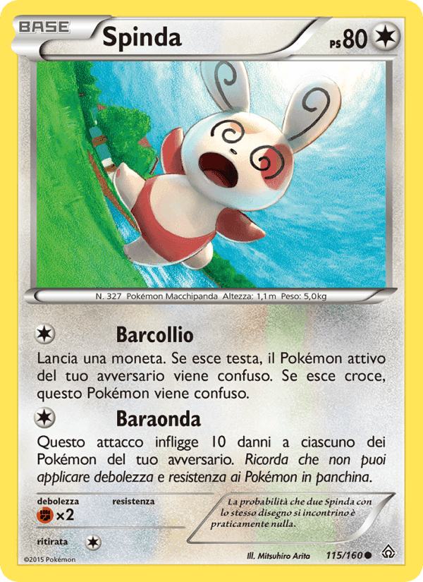 Spinda, carta 115 di Scontro Primordiale