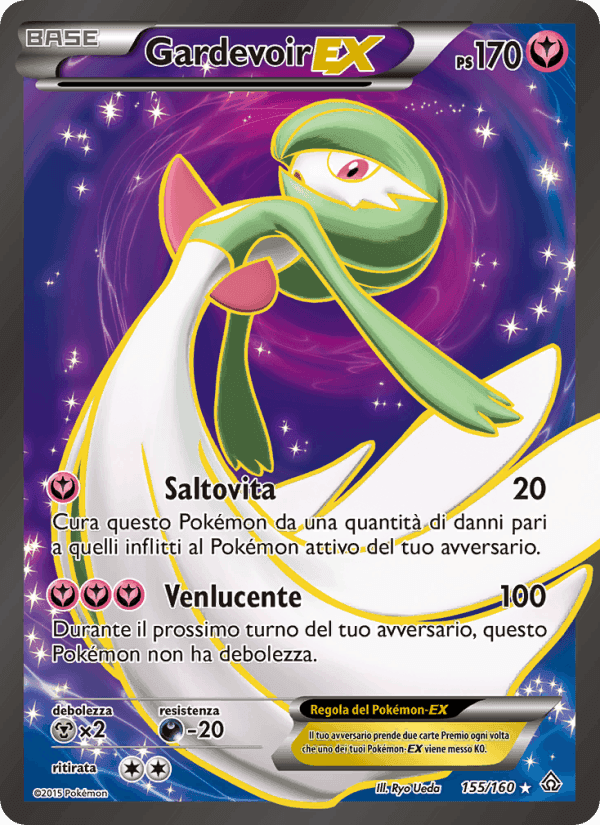 Gardevoir EX, card 155 from Scontro Primordiale