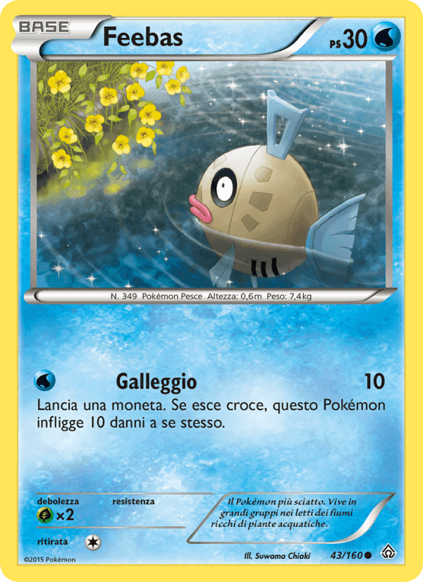 Feebas, carta 43 de Scontro Primordiale
