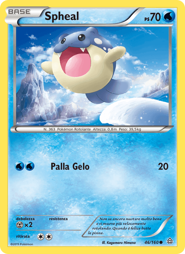 Spheal, carta 46 di Scontro Primordiale