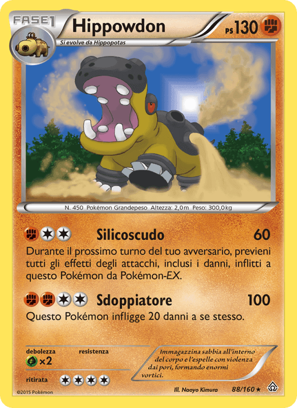 Hippowdon, carta 88 di Scontro Primordiale