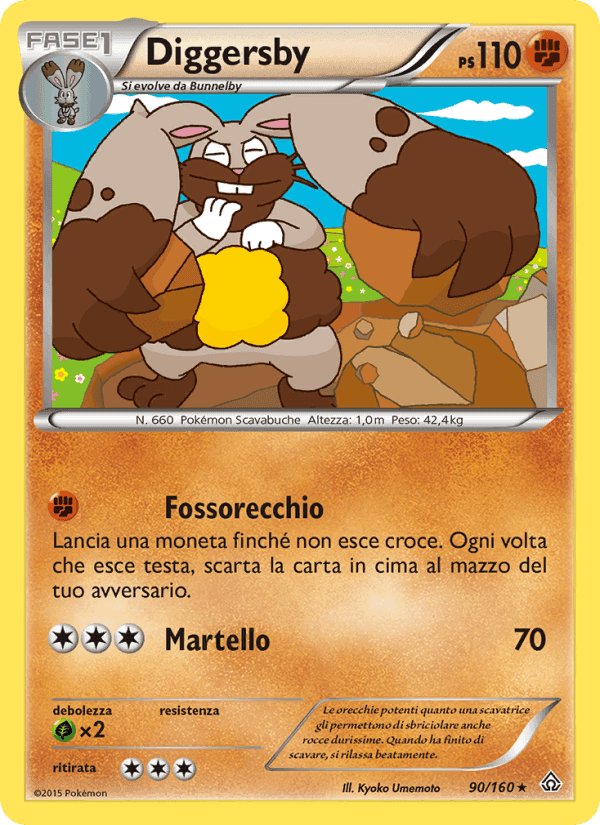 Diggersby, card 90 from Scontro Primordiale