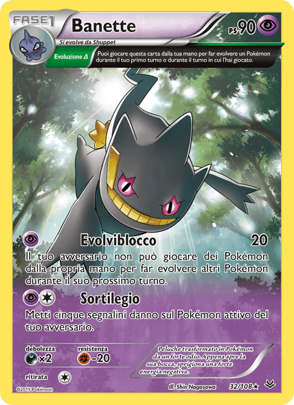 Banette, card 32 from Furie Volanti
