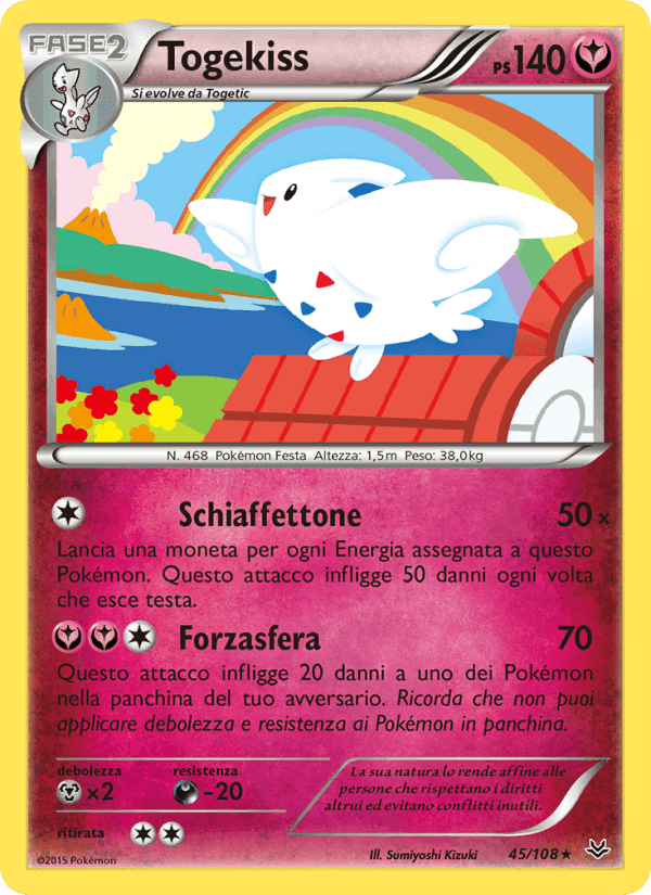 Togekiss, carta 45 de Furie Volanti