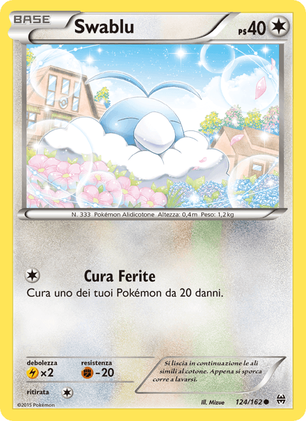 Swablu, card 124 from Turbo Blitz