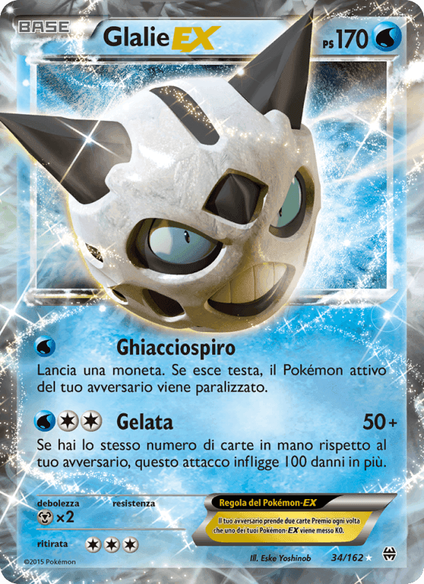 Glalie EX, carte 34 de Turbo Blitz