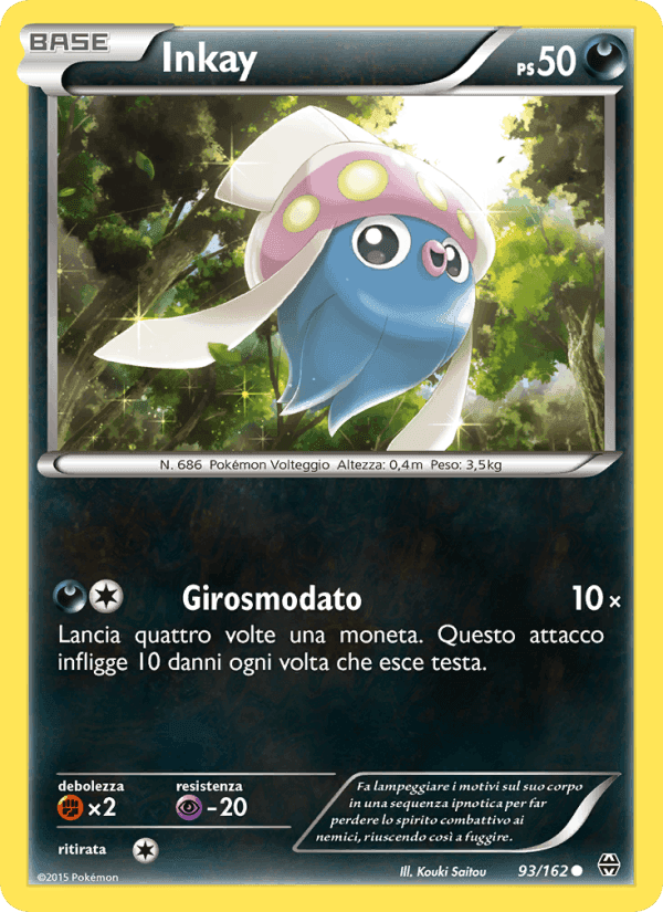 Inkay, card 93 from Turbo Blitz