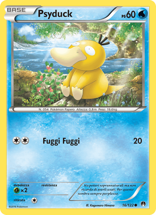 Psyduck, carta 16 de Turbo Crash