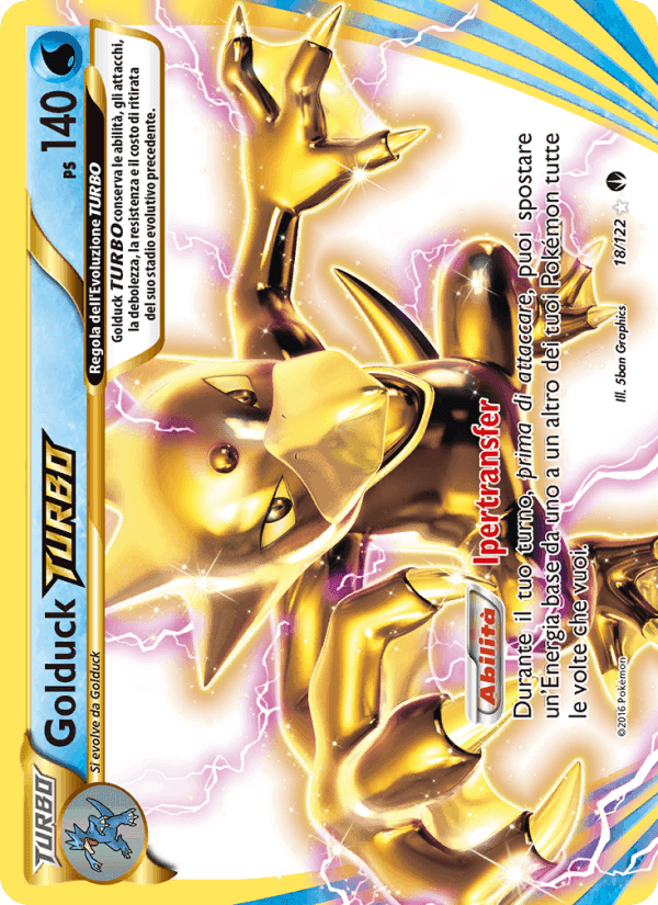 Golduck TURBO, carta 18 de Turbo Crash
