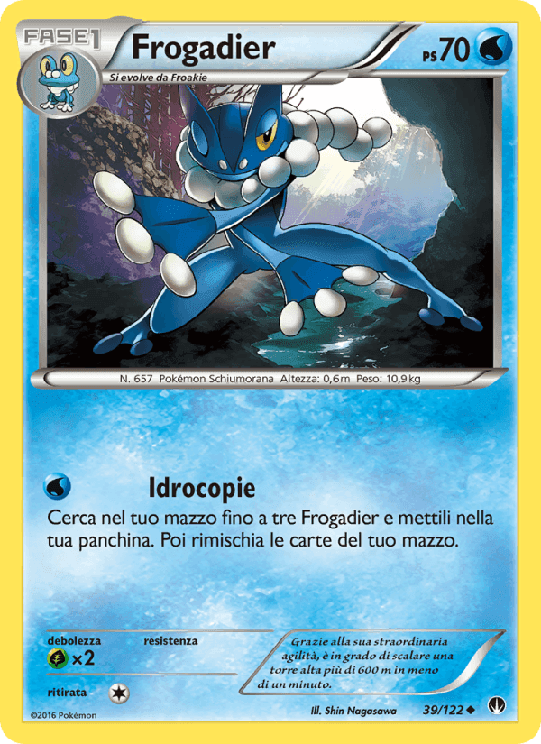 Frogadier, carta 39 de Turbo Crash