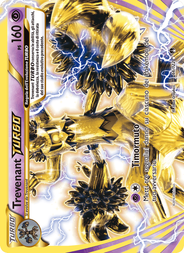 Trevenant TURBO, carta 66 di Turbo Crash