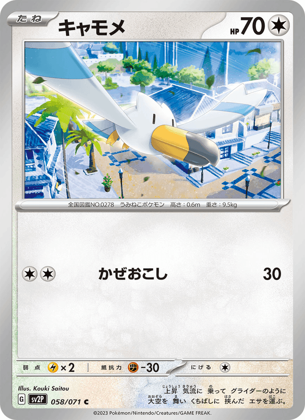 キャモメ, carta 058 di スノーハザード