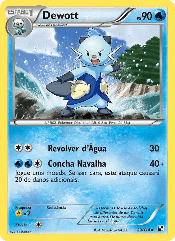 Dewott, carta 29 de Black & White