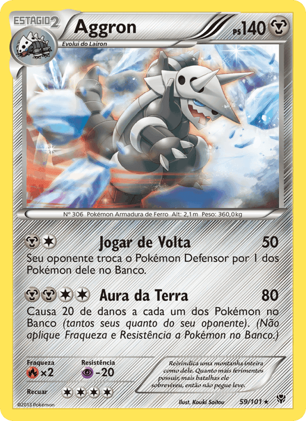 Aggron, carta 59 de Explosão de Plasma