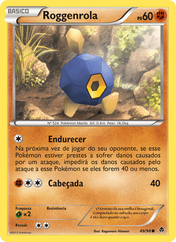 Roggenrola, carta 49 de Poderes Emergentes