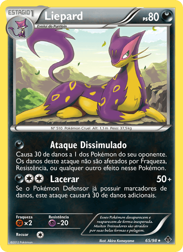 Liepard, carta 65 di Poderes Emergentes