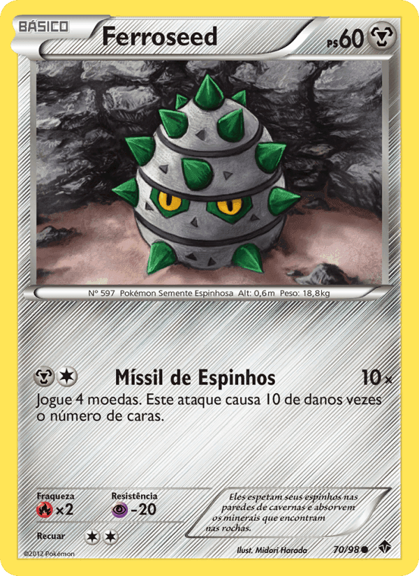 Ferroseed, carta 70 de Poderes Emergentes