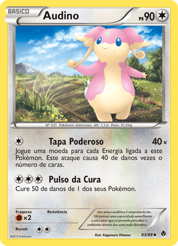 Audino, carte 83 de Poderes Emergentes