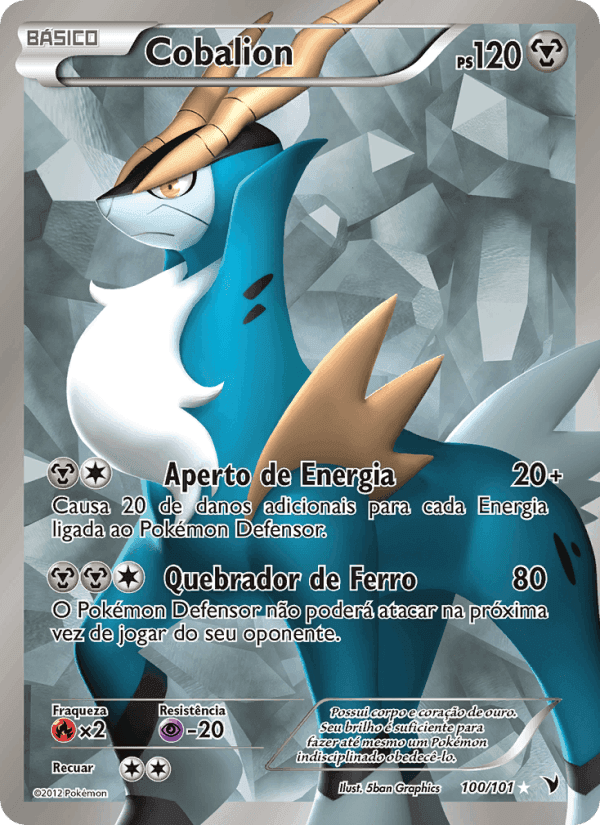 Cobalion, carta 100 di Vitórias Nobres