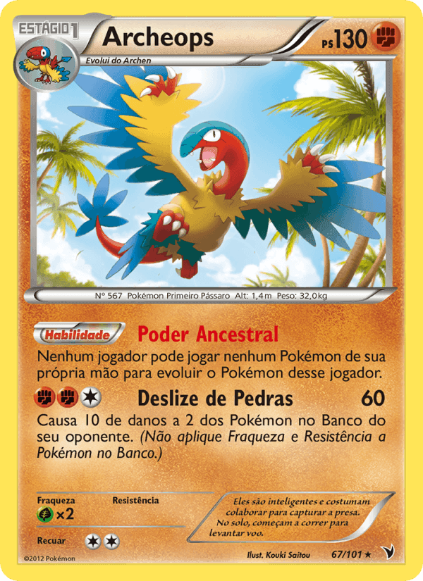Archeops, carta 67 de Vitórias Nobres