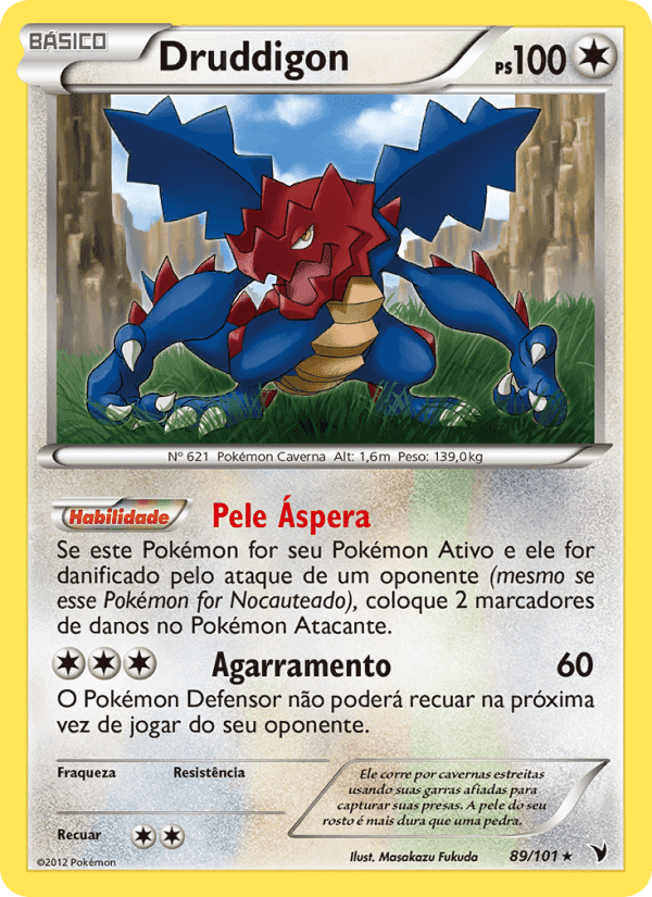 Druddigon, carta 89 de Vitórias Nobres