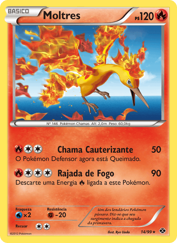 Moltres, carta 14 de Próximos Destinos