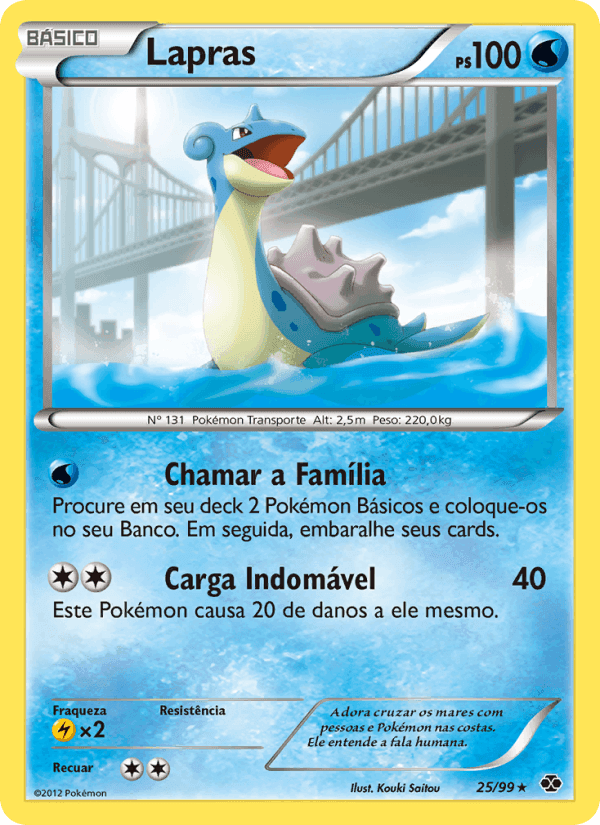 Lapras, carta 25 de Próximos Destinos