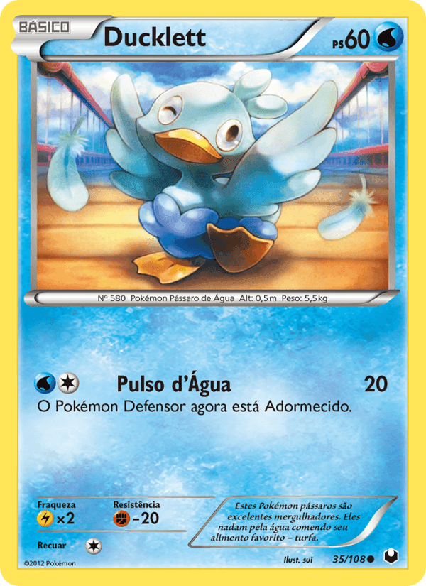 Ducklett, carta 35 de Exploradores da Escuridão