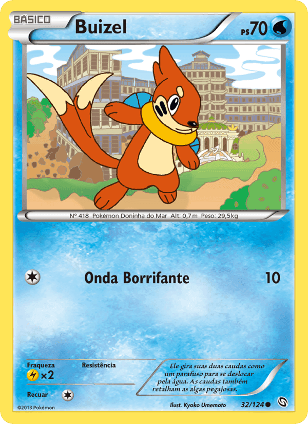 Buizel, carta 32 de Dragões Enaltecidos