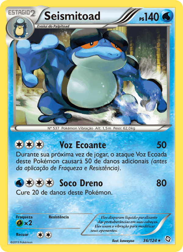 Seismitoad, carta 36 de Dragões Enaltecidos