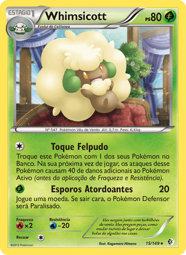 Whimsicott, carta 15 de Fronteiras Cruzadas
