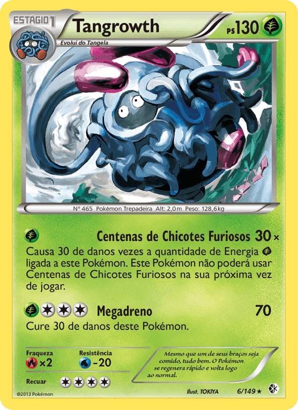 Tangrowth, carta 6 di Fronteiras Cruzadas