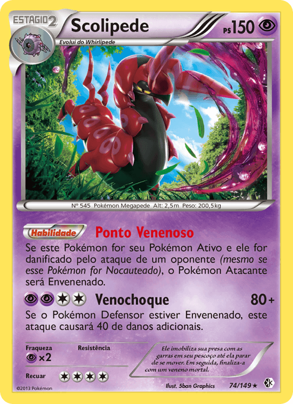 Scolipede, carta 74 de Fronteiras Cruzadas