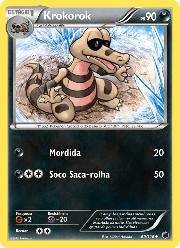 Krokorok, carta 69 de Congelamento de Plasma