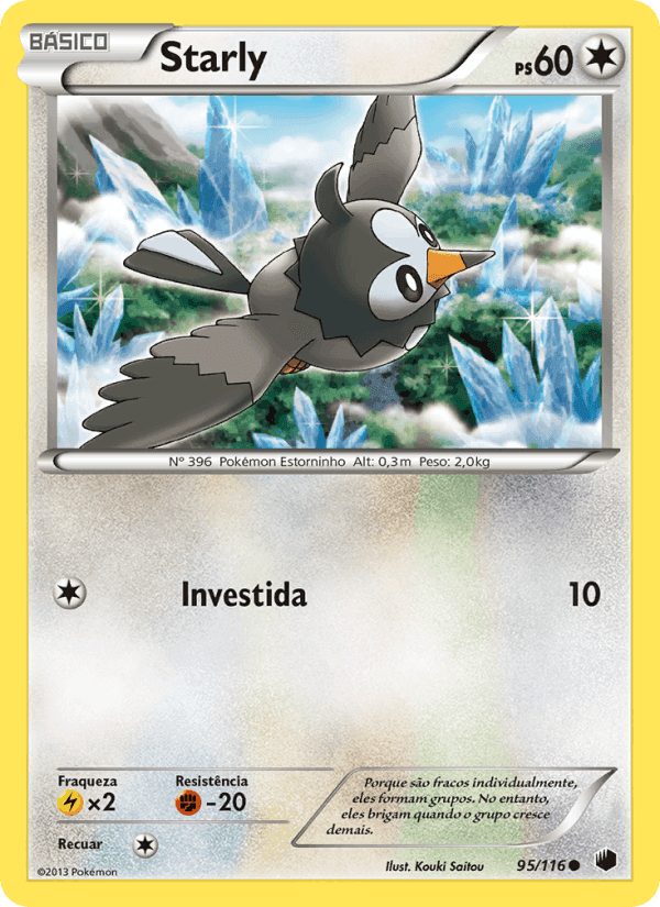 Starly, carta 95 de Congelamento de Plasma