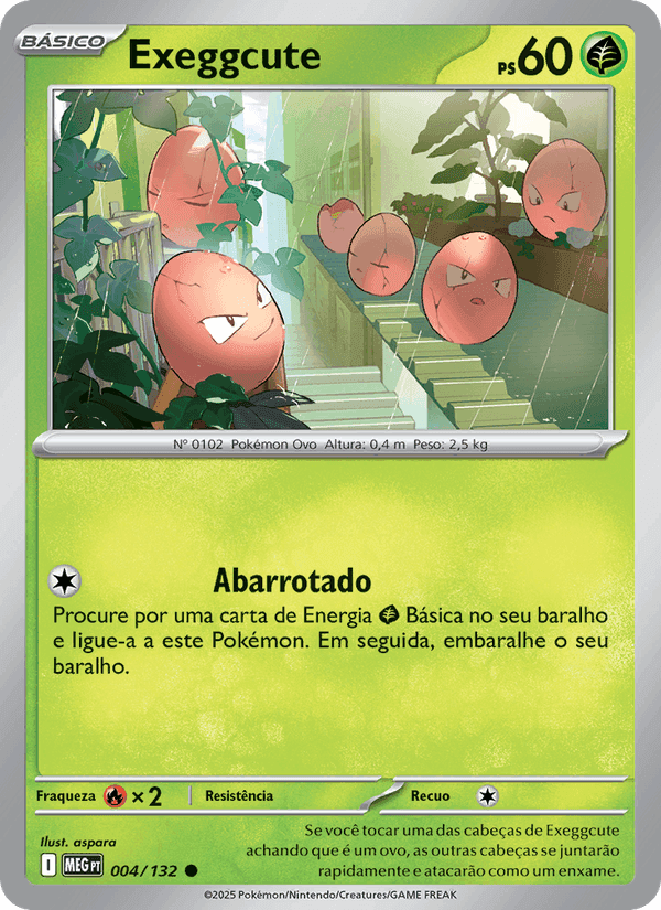 Exeggcute, card 004 from Megaevolução