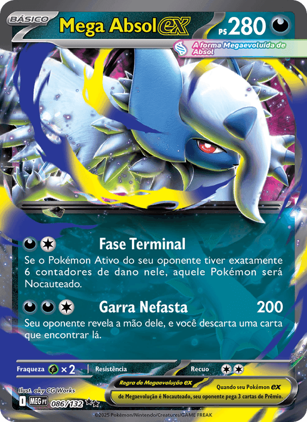 Mega Absol ex, carta 086 de Megaevolução