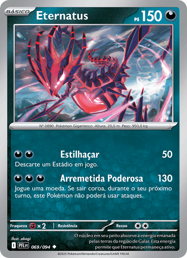 Eternatus, card 069 from Fogo Fantasmagórico