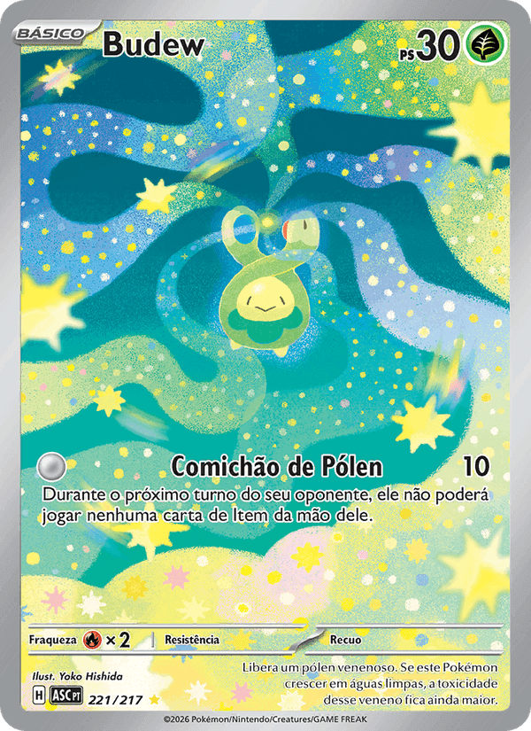 Budew, carta 221 di Heróis Excelsos