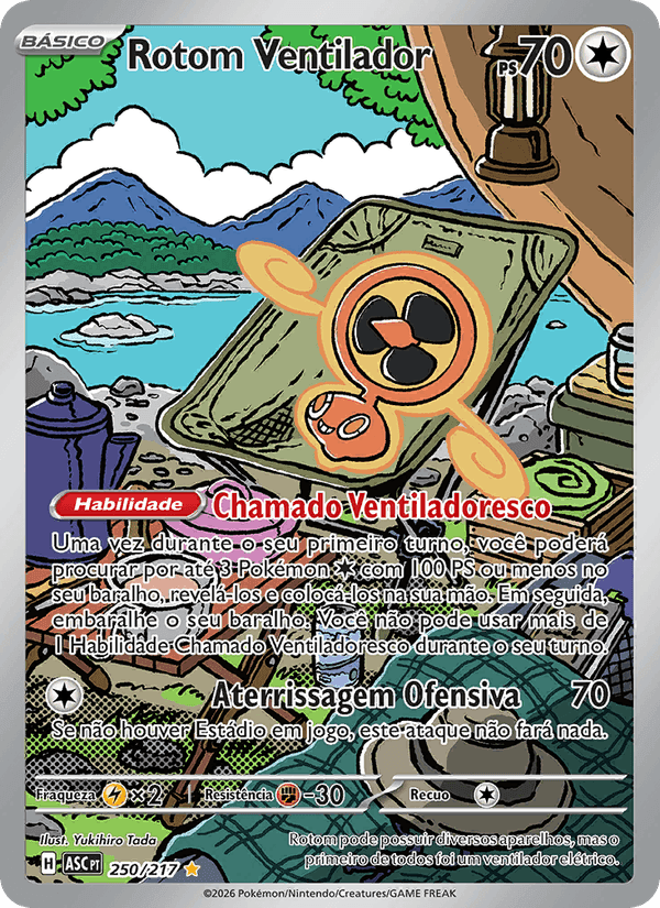 Rotom Ventilador, carta 250 de Heróis Excelsos